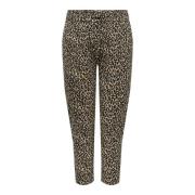 Goud Trash Klassieke Broek Nieuw AOP Only Carmakoma , Multicolor , Dam...