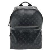 Pre-owned Canvas backpacks Louis Vuitton Vintage , Black , Dames