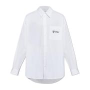 Shirt met logo Off White , White , Heren