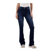 Donkere steen Highwaist Flare Jeans Raizzed , Blue , Dames