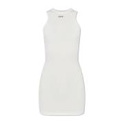 Jurk met logo Off White , White , Dames