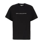 Casual Katoenen T-Shirt voor Mannen Stella McCartney , Black , Dames