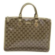 Pre-owned Canvas gucci-bags Gucci Vintage , Yellow , Dames