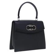 Pre-owned Leather handbags Salvatore Ferragamo Pre-owned , Black , Dam...