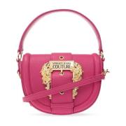 Schoudertas met logo Versace Jeans Couture , Pink , Dames