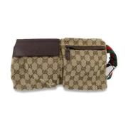 Pre-owned Canvas gucci-bags Gucci Vintage , Brown , Dames