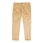 Slim Chino Capri Broek voor Mannen Liu Jo , Brown , Heren