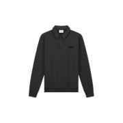 Luxe Signature Polo Shirt Olaf Hussein , Black , Heren