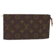 Pre-owned Canvas pouches Louis Vuitton Vintage , Brown , Dames