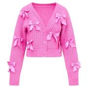 Alpaca Wool Blend Cardigan - Rose Pompadour Loveshackfancy , Pink , Da...