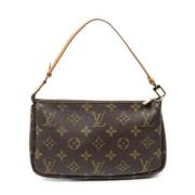 Pre-owned Canvas louis-vuitton-bags Louis Vuitton Vintage , Brown , Da...