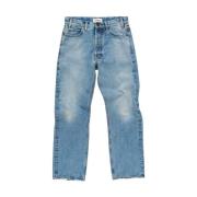 Vintage Wide Straight Jeans Cycle , Blue , Heren