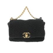 Pre-owned Cotton chanel-bags Chanel Vintage , Black , Dames