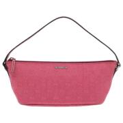 Pre-owned Canvas gucci-bags Gucci Vintage , Pink , Dames