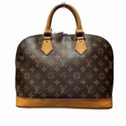 Pre-owned Canvas handbags Louis Vuitton Vintage , Brown , Dames