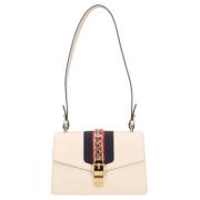 Pre-owned Leather gucci-bags Gucci Vintage , White , Dames