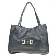 Pre-owned Leather gucci-bags Gucci Vintage , Black , Dames