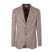 Beige Roma Sport Jas Etro , Beige , Heren