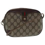 Pre-owned Leather gucci-bags Gucci Vintage , Beige , Dames