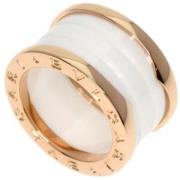 Pre-owned Rose Gold rings Bvlgari Vintage , White , Dames