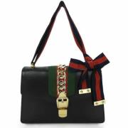 Pre-owned Leather gucci-bags Gucci Vintage , Black , Dames