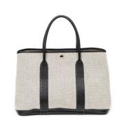 Pre-owned Canvas handbags Hermès Vintage , Beige , Dames