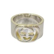 Pre-owned Silver rings Gucci Vintage , Gray , Dames