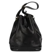 Pre-owned Leather louis-vuitton-bags Louis Vuitton Vintage , Black , D...