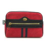 Pre-owned Suede gucci-bags Gucci Vintage , Red , Dames