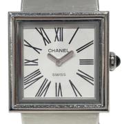 Pre-owned Stainless Steel watches Chanel Vintage , White , Dames