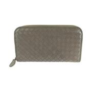 Pre-owned Leather wallets Bottega Veneta Vintage , Brown , Heren