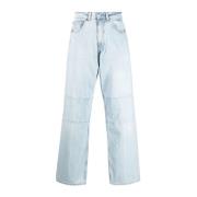 Superlichte Wassing Derde Snit Jeans Our Legacy , Blue , Heren