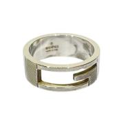 Pre-owned Silver rings Gucci Vintage , Gray , Dames