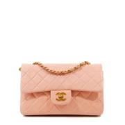 Pre-owned Leather shoulder-bags Chanel Vintage , Pink , Dames