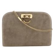 Pre-owned Leather crossbody-bags Salvatore Ferragamo Pre-owned , Beige...