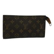 Pre-owned Canvas pouches Louis Vuitton Vintage , Brown , Dames