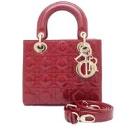 Pre-owned Leather dior-bags Dior Vintage , Red , Dames