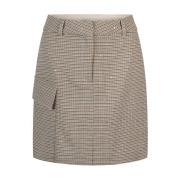 Tweed Rok Pascale Stijl Aaiko , Beige , Dames