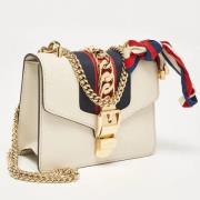 Pre-owned Fabric gucci-bags Gucci Vintage , White , Dames