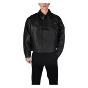 Mannen Lente/Zomer Jassen Collectie Calvin Klein Jeans , Black , Heren