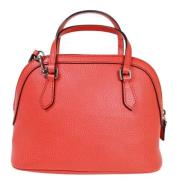 Pre-owned Leather gucci-bags Gucci Vintage , Red , Dames