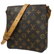 Pre-owned Canvas louis-vuitton-bags Louis Vuitton Vintage , Brown , Da...