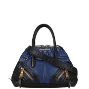 Pre-owned Leather handbags Miu Miu Pre-owned , Black , Dames