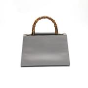 Pre-owned Leather gucci-bags Gucci Vintage , Gray , Dames