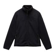 Yupik Micropile Full Zip Fleece Napapijri , Black , Heren