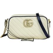 Pre-owned Leather gucci-bags Gucci Vintage , White , Dames