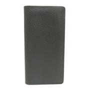 Pre-owned Leather wallets Louis Vuitton Vintage , Black , Heren