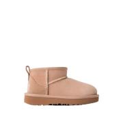 Klassieke Ultra Mini Enkellaarzen UGG , Brown , Dames