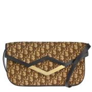 Pre-owned Canvas clutches Dior Vintage , Brown , Dames