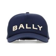 Middernachtblauwe Katoenen Baseballpet Bally , Blue , Heren